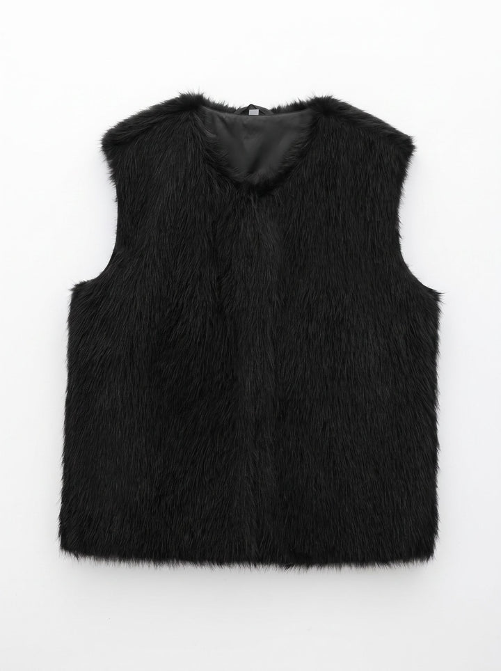 Cozy Plush Faux Fur Vest