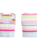 Cute Striped Button Up Knit Tank