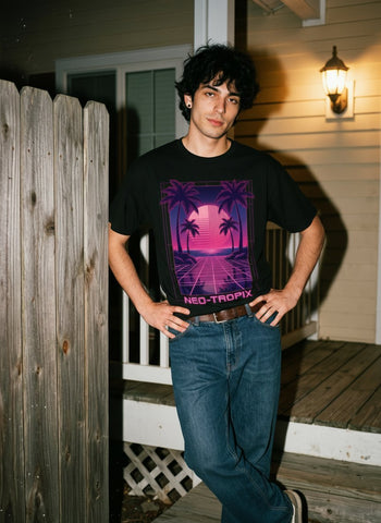 Retro Vaporwave Graphic Mens T-Shirt
