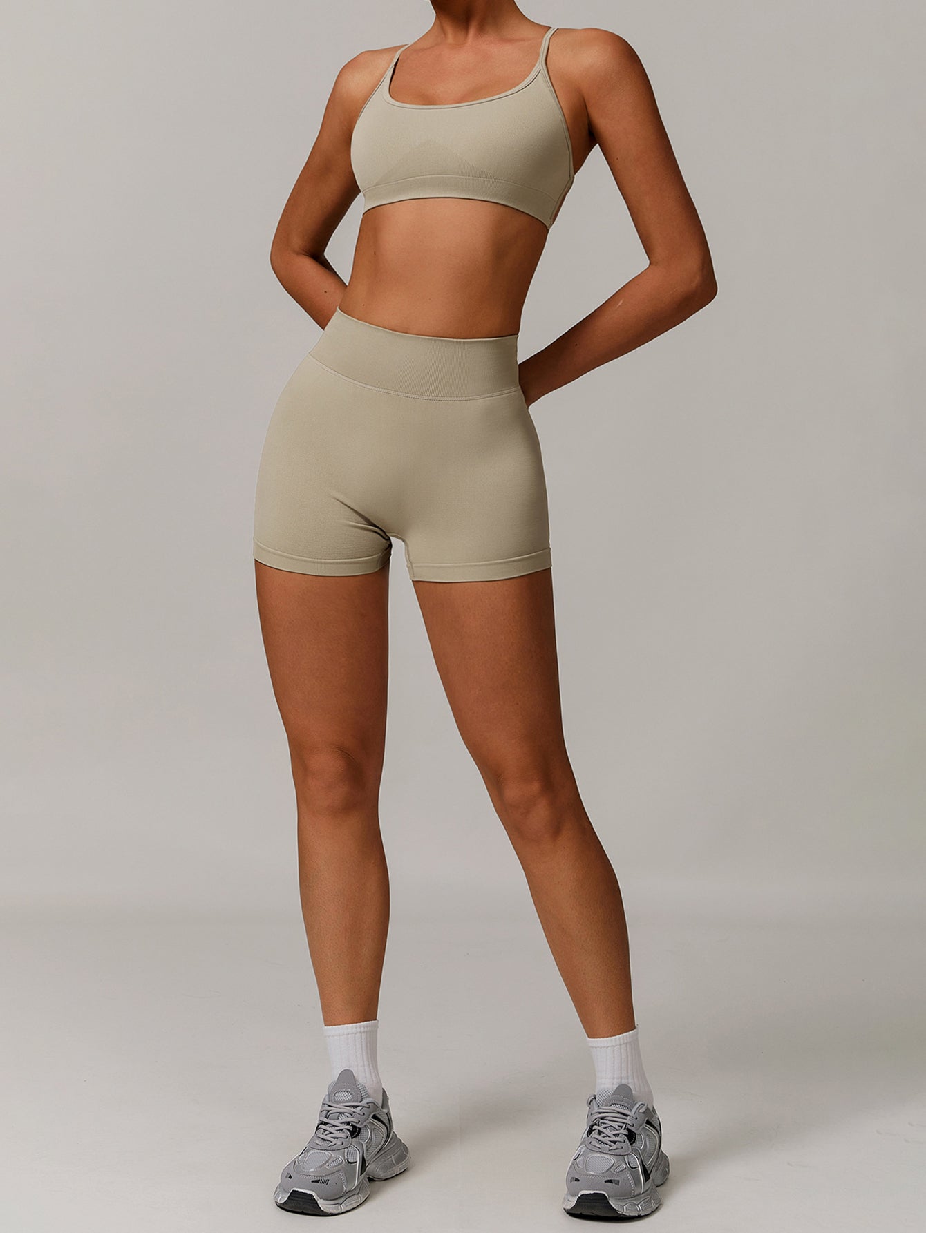 Contrast Waistband High Waisted Leggings