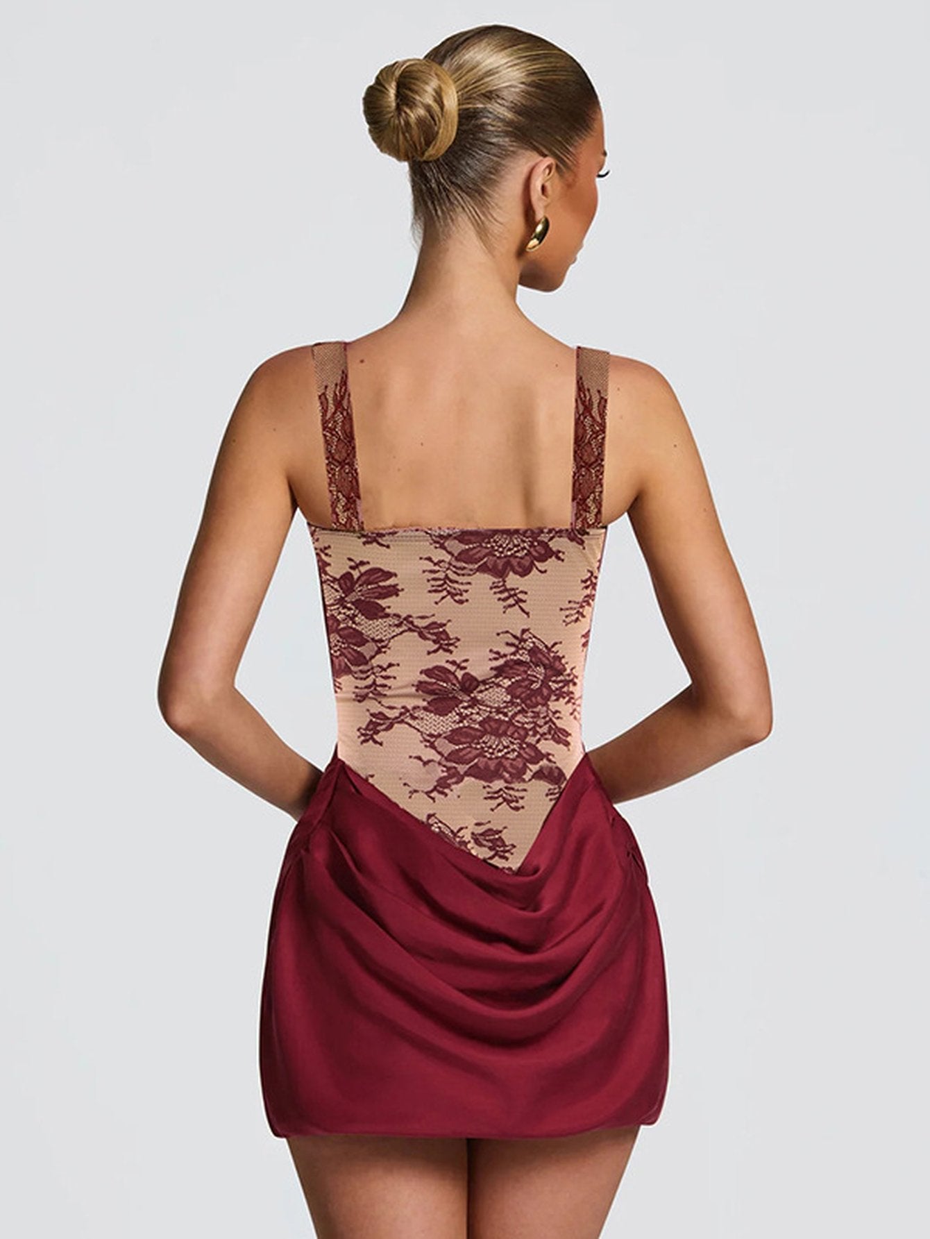 Lace Corset Bodycon Mini Dress