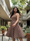 Shilpi Tripathi's Polka Dot Print Midi Dress