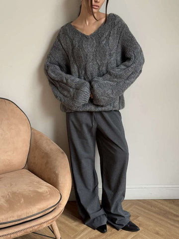 Chunky Oversized Cable Knit Sweater