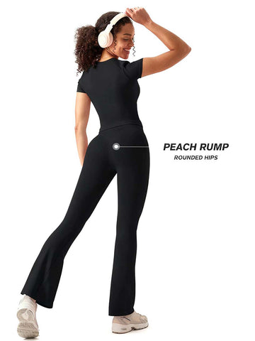 High Waisted Flared Yoga Set
