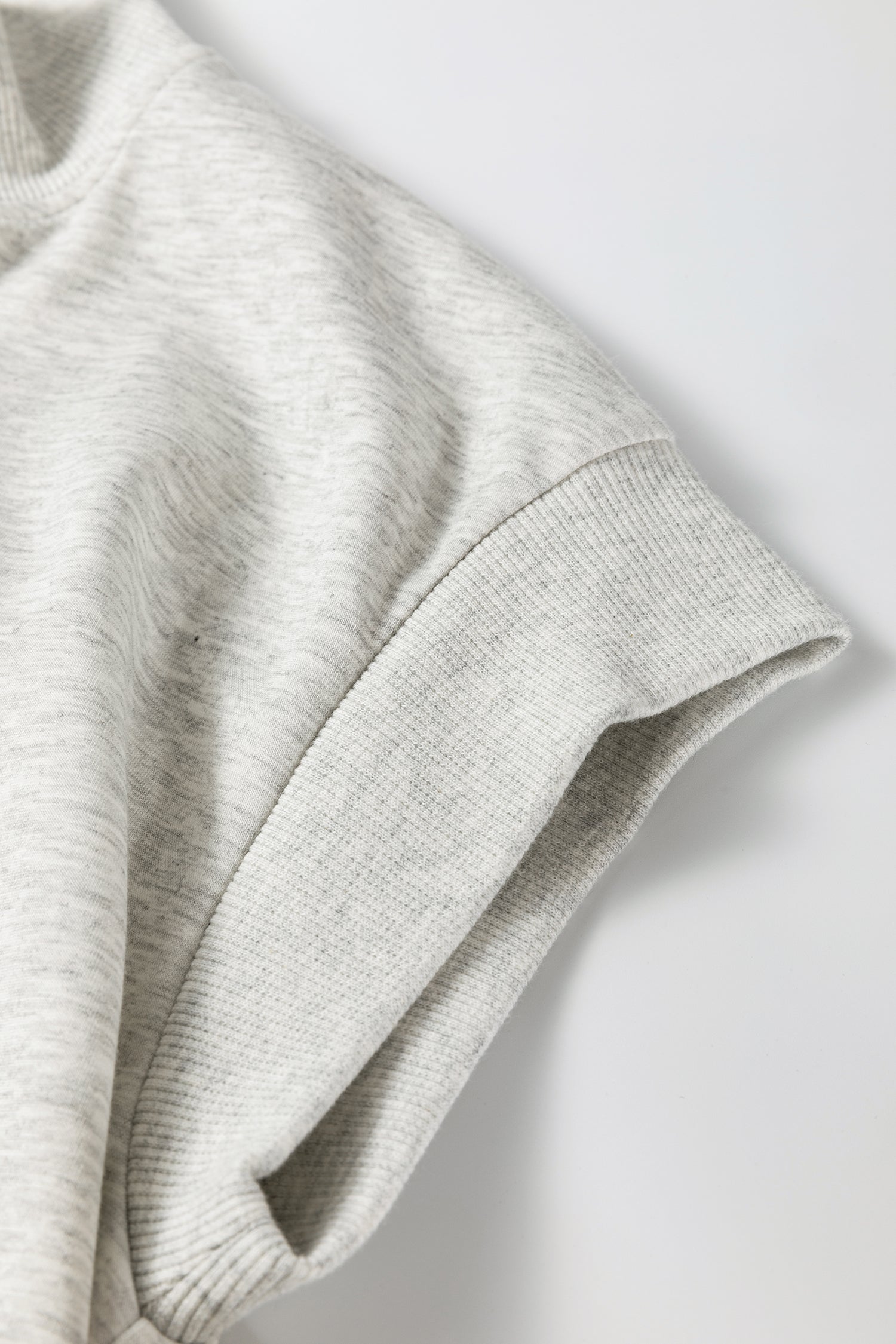 Zip Up Collar Short Sleeve Pants Set