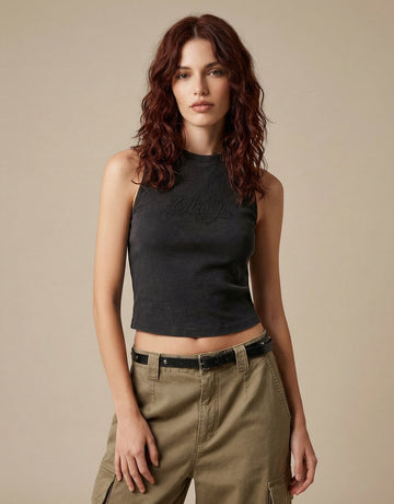 Letter Printed Tank Top