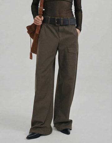 Barrel Leg Cargo Pants