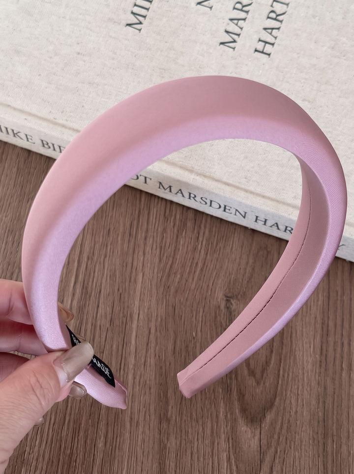 Minimalist Padded Satin Headband