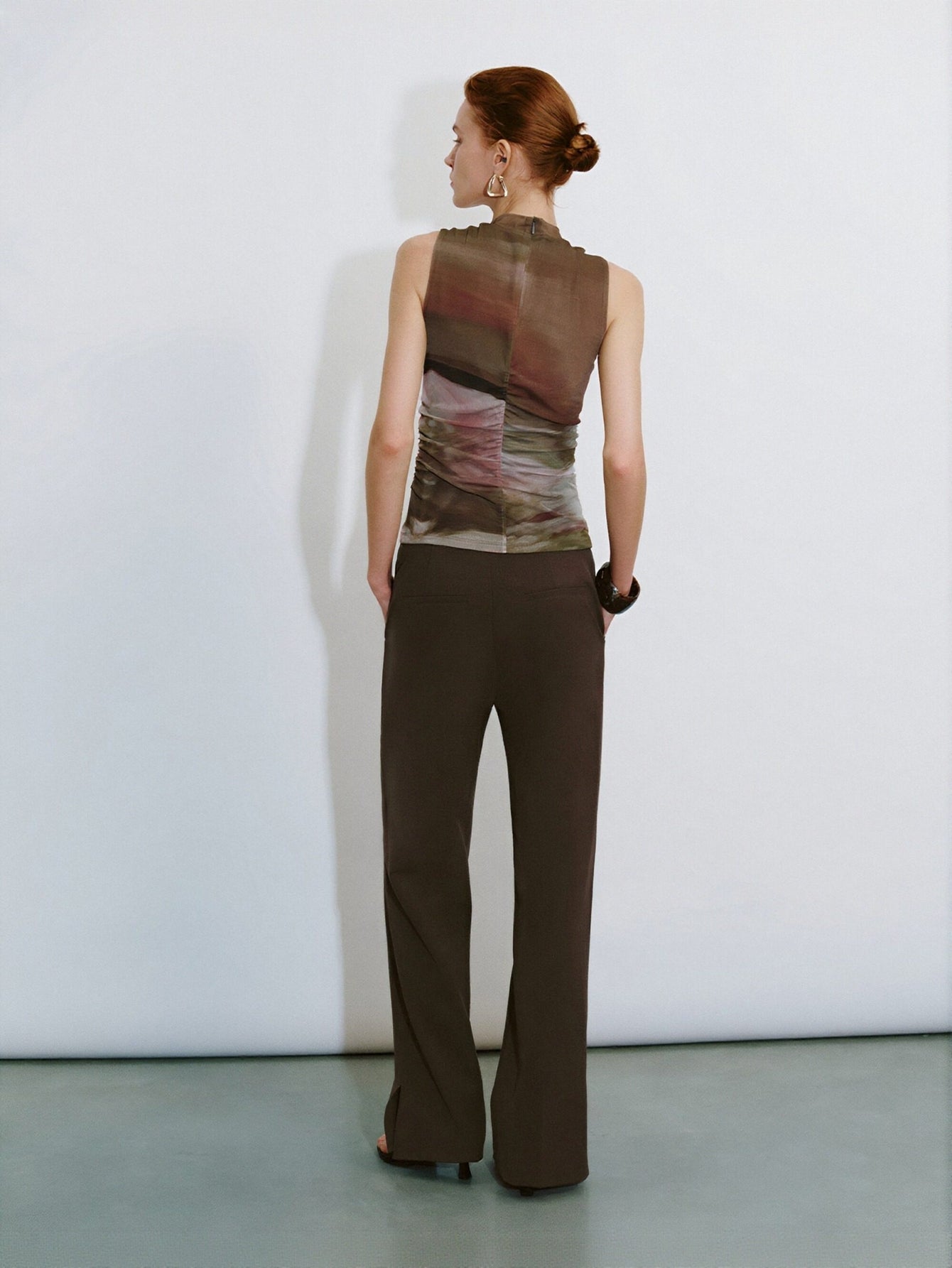 Urban Revivo Harem Pants-Dark Brown