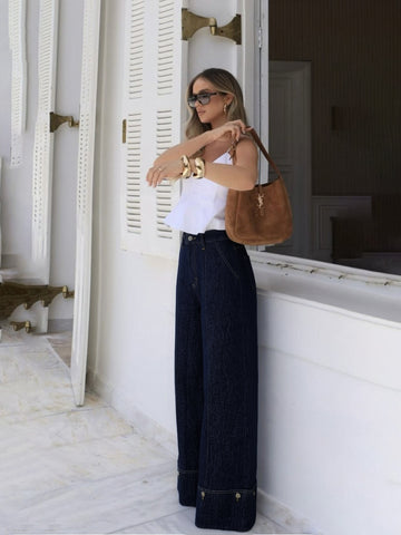 High Waisted Wide Leg Jeans