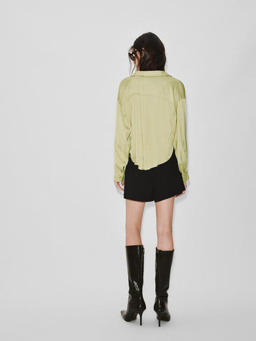 Urban Revivo Chain Detail Shorts-Black