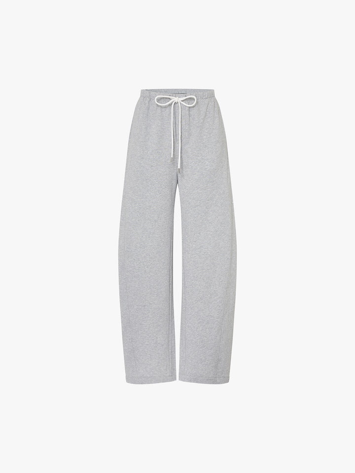 Cotton Barrel Leg Pants