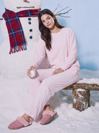 Soft Ribbed Knit Lounge Set