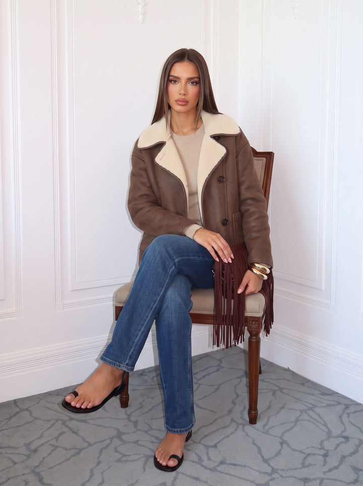Cozy Faux Shearling Lined Jacket