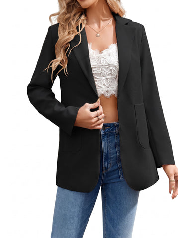 Casual Slim Fit Women Blazer Jacket
