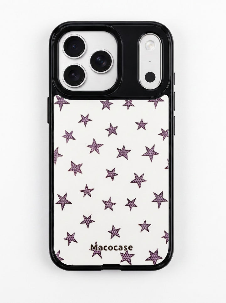 Purple Star Pattern Phone Case