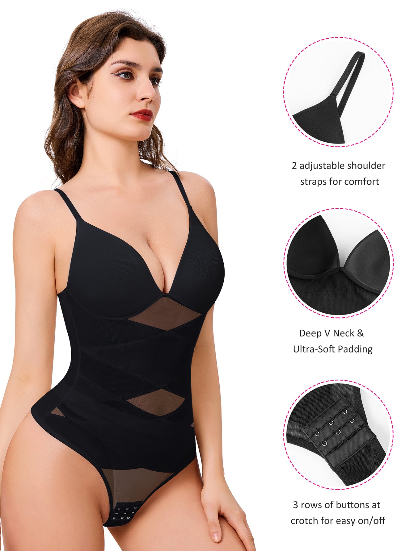 Seamless Tummy Control Sculpting Bodysuit