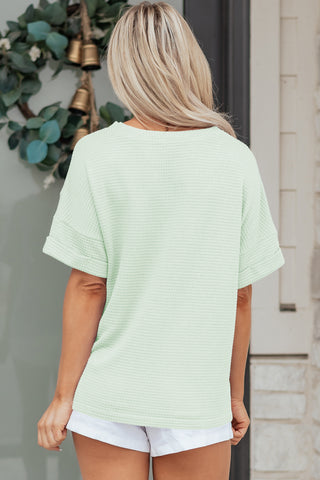 Loose Fit V Neck T-Shirt