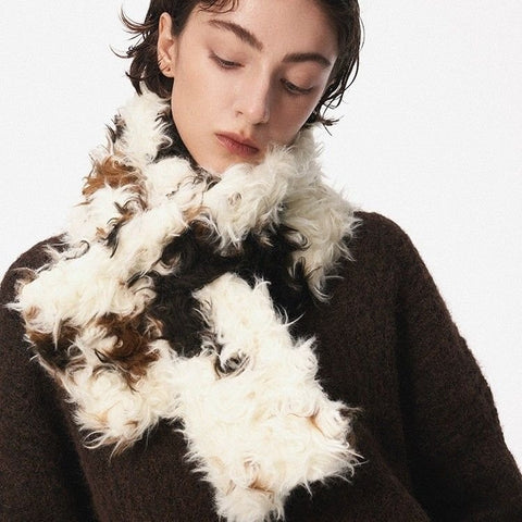 Cozy Plush Faux Fur Scarf