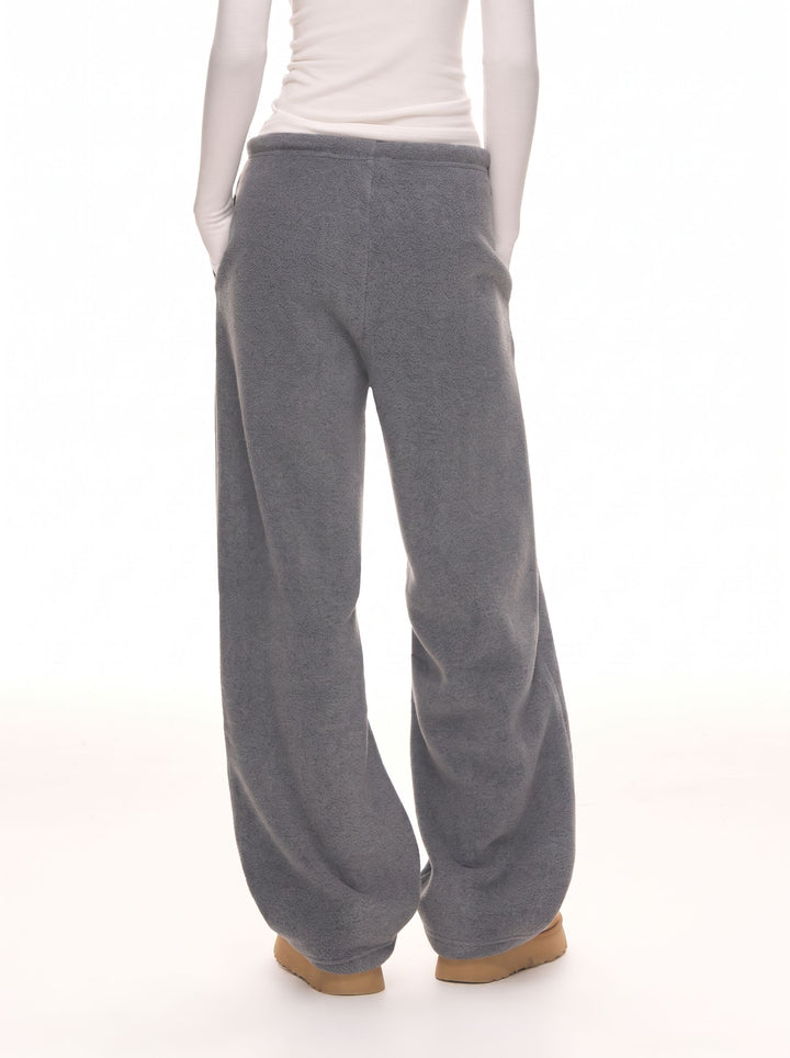 Cozy High Waisted Wide Leg Sweatpants