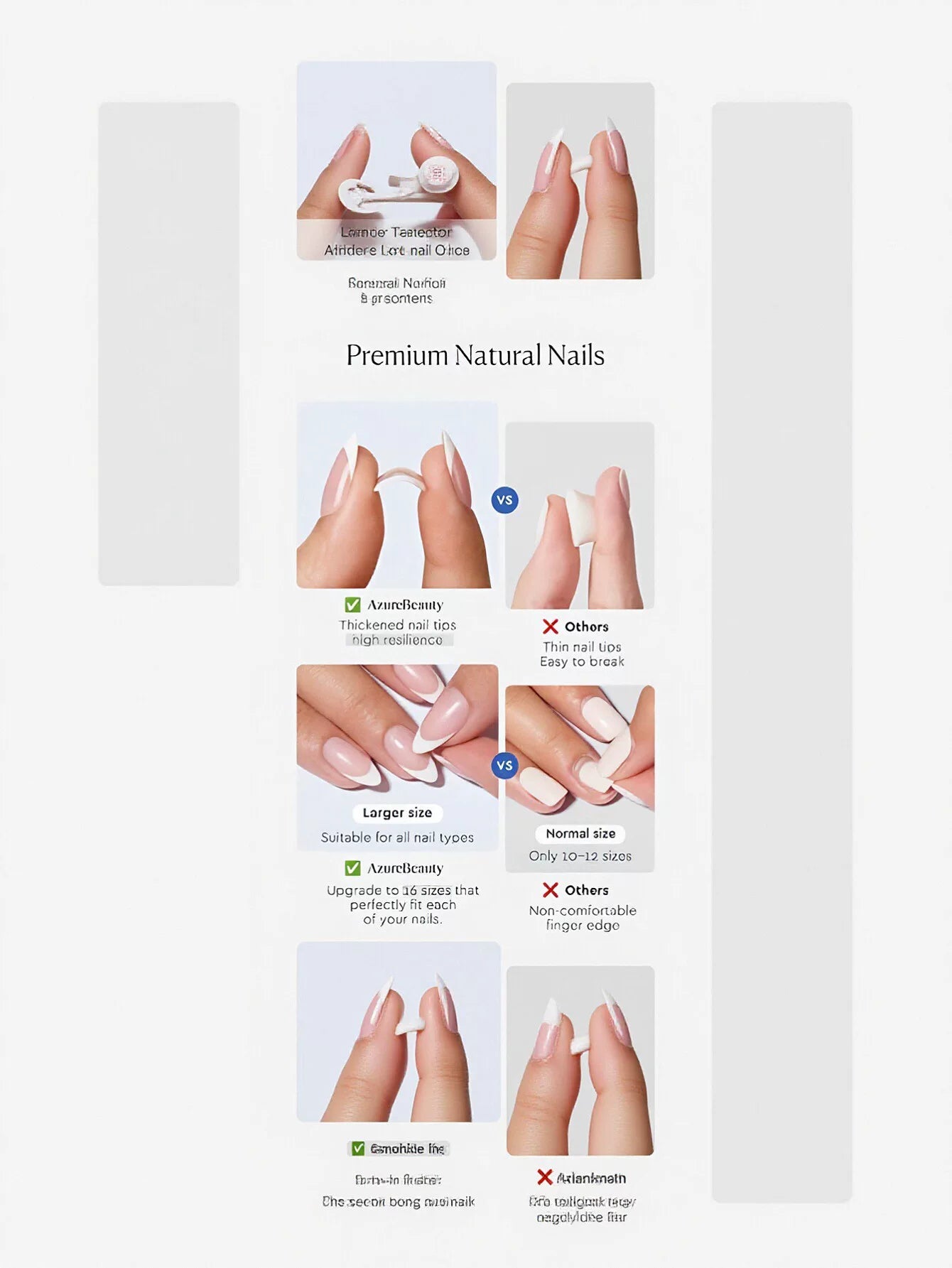 Tortoiseshell French Tip Press On Nails