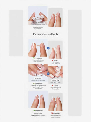 Tortoiseshell French Tip Press On Nails