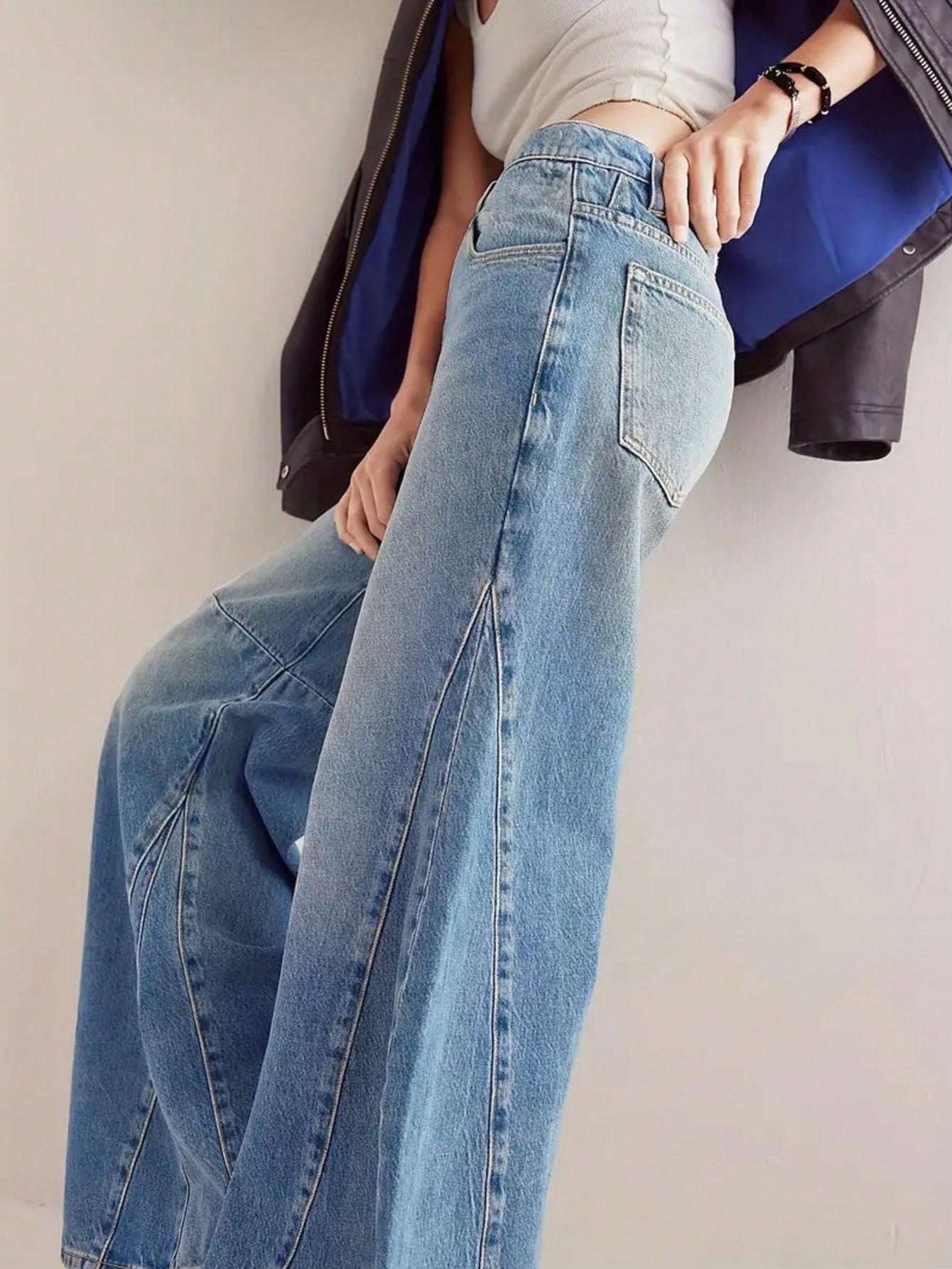 High Waisted Wide Leg Jeans