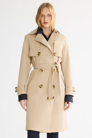 Classic Double Breasted Trench Coat