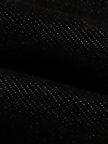 Urban Revivo Zip Décor Denim Mini Skirts-Black