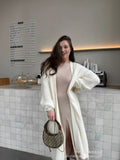 Cozy Fuzzy Cardigan Sweater Set
