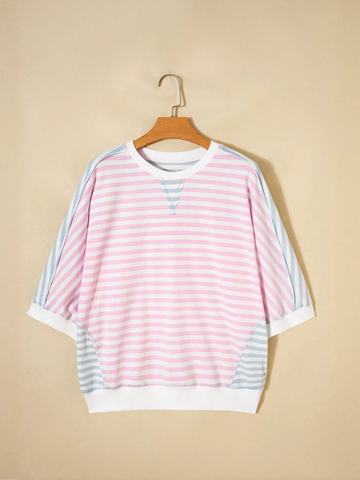 Oversized Striped Relaxed Fit T-Shirt