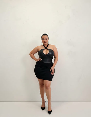 plus Size Sling Autumn Winter Clothes Women's Sexy Large Fashionable Strap Top 