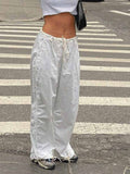 Low Rise Baggy Parachute Pants