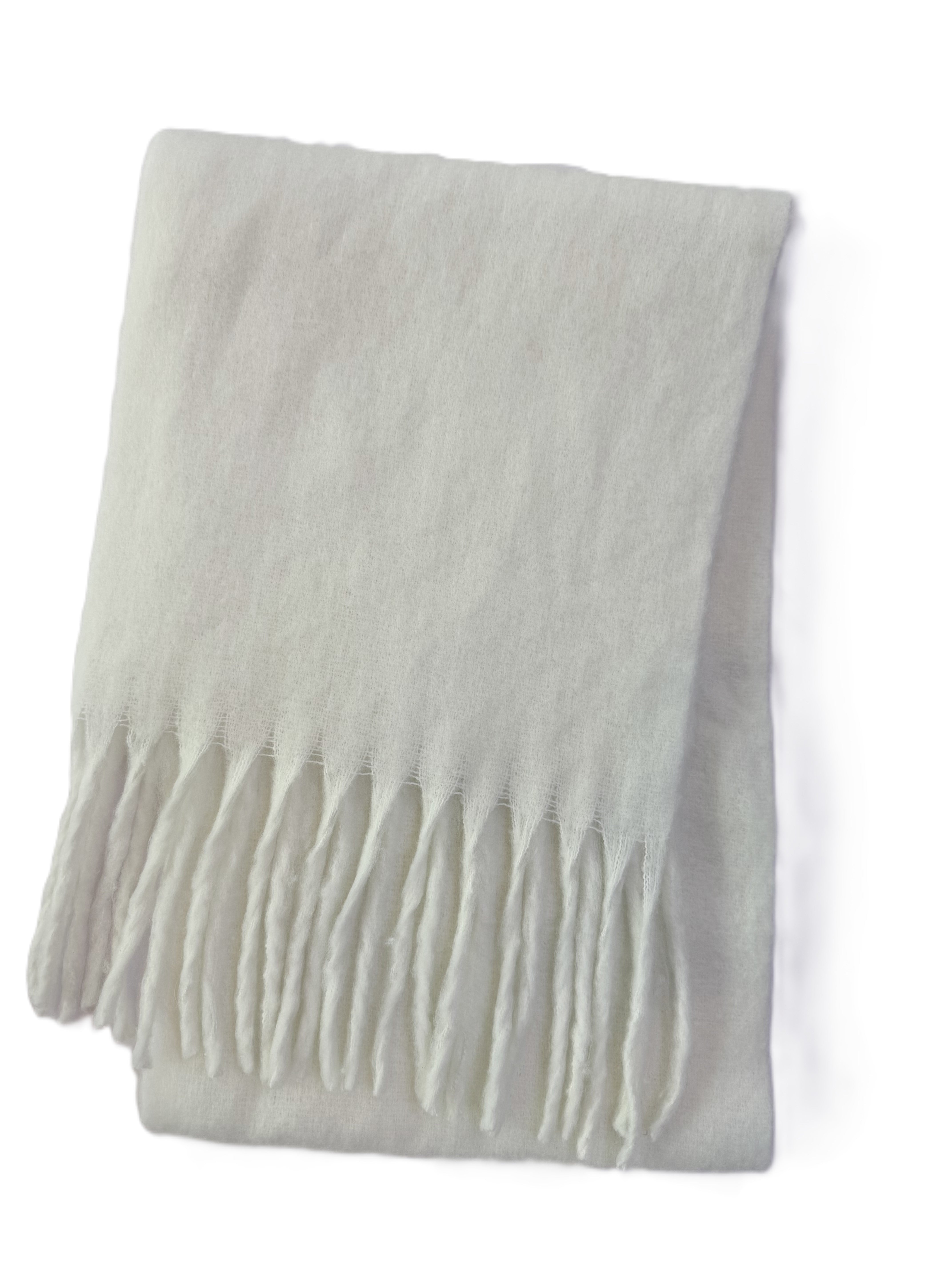 Soft Cozy Tassels Winter Scarf