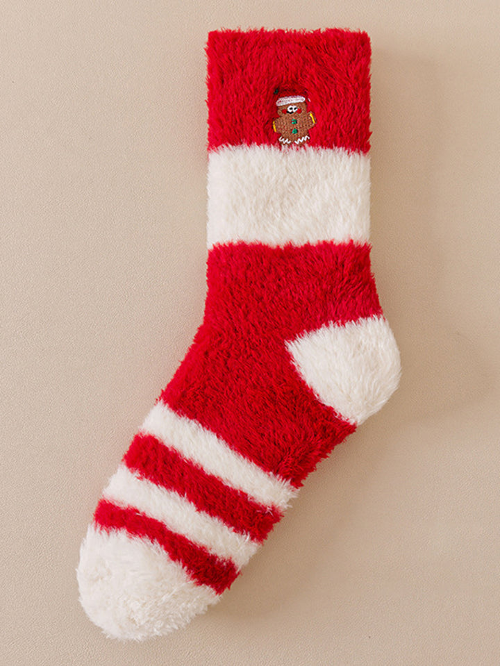Cozy Fuzzy Christmas Holiday Socks