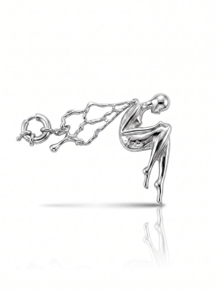 Avant Garde Abstract Figure Necklace