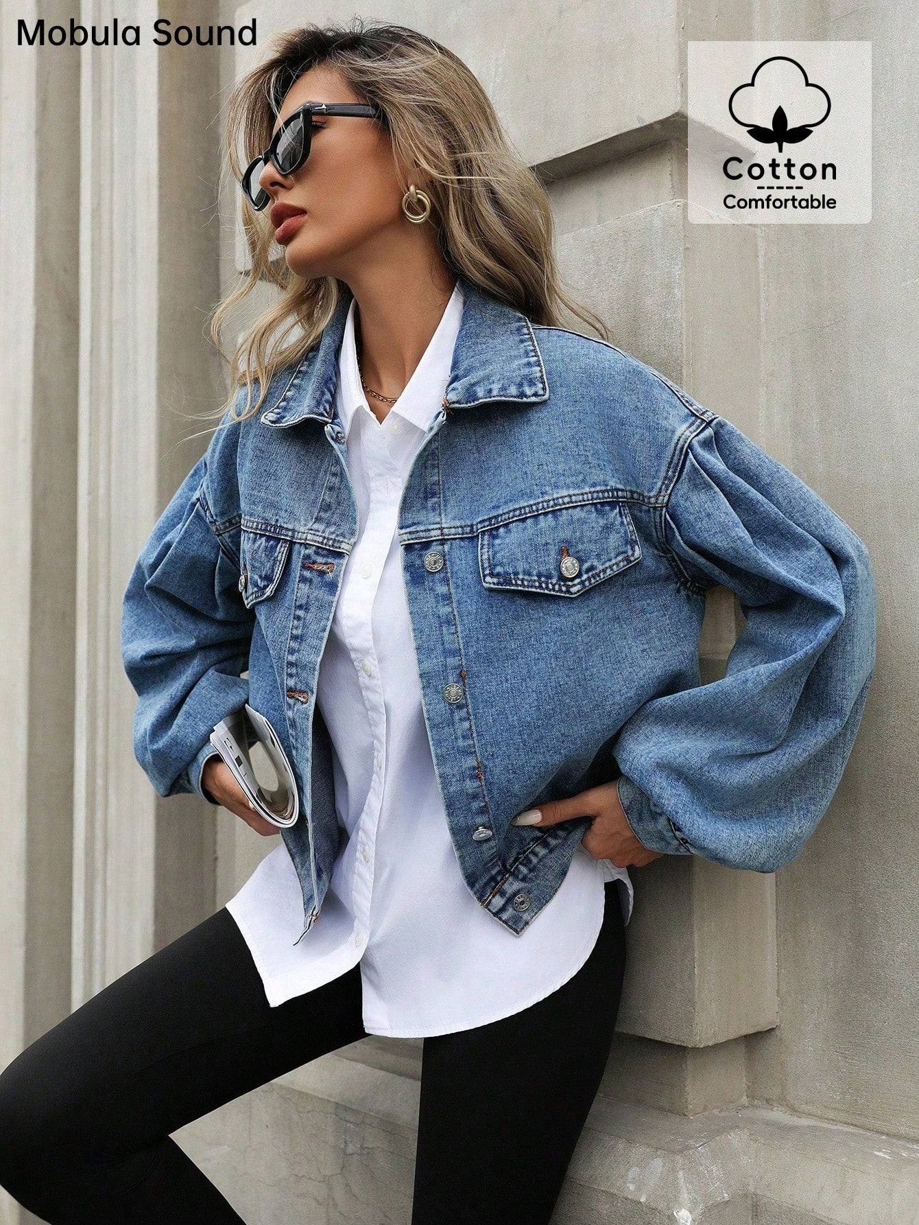 Oversized Comfortable Cotton Denim Jacket