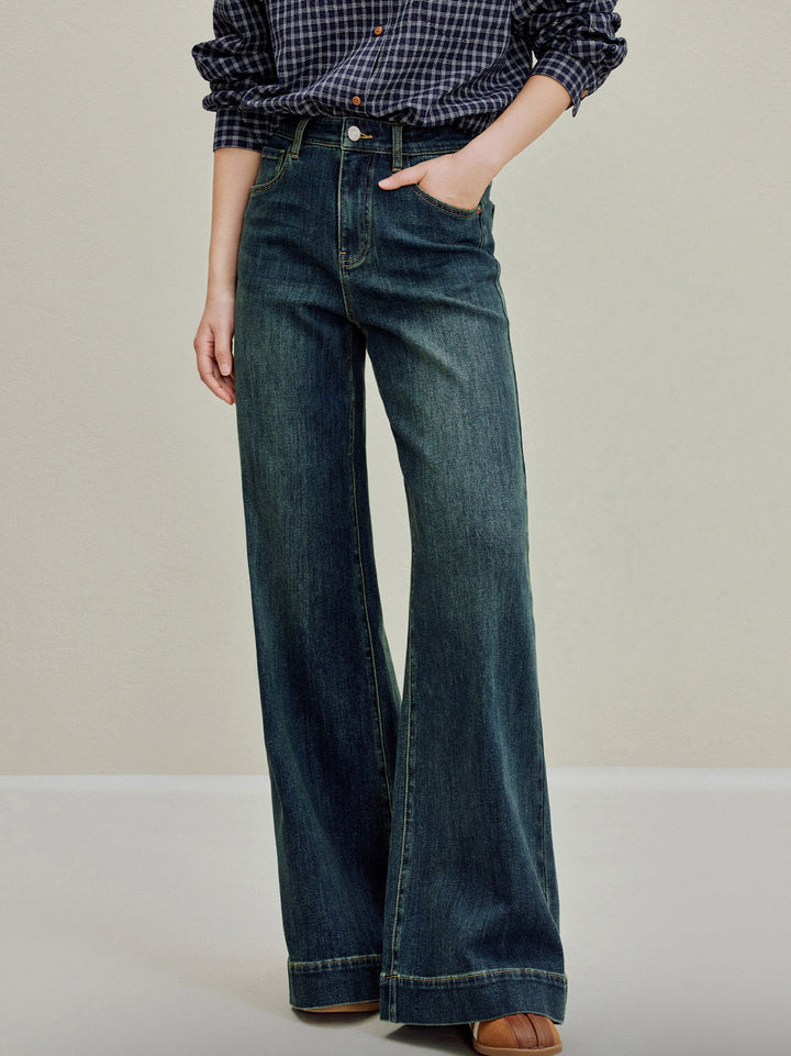 High Waisted Wide Leg Jeans