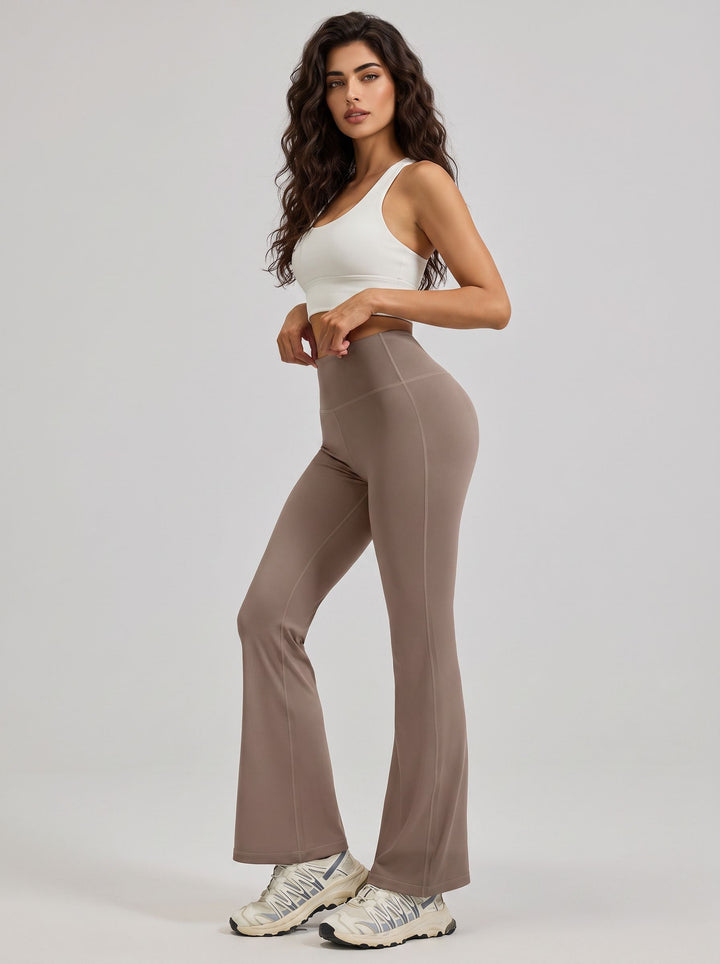 High Waisted Sculpting Flare Yoga Pants