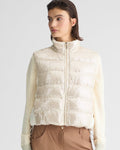 Shimmering Sequined Puffer Vest