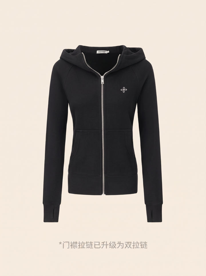 Slim Fit Zip Up Hoodie