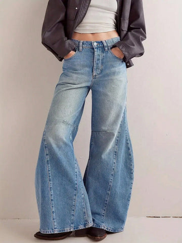 High Waisted Wide Leg Jeans