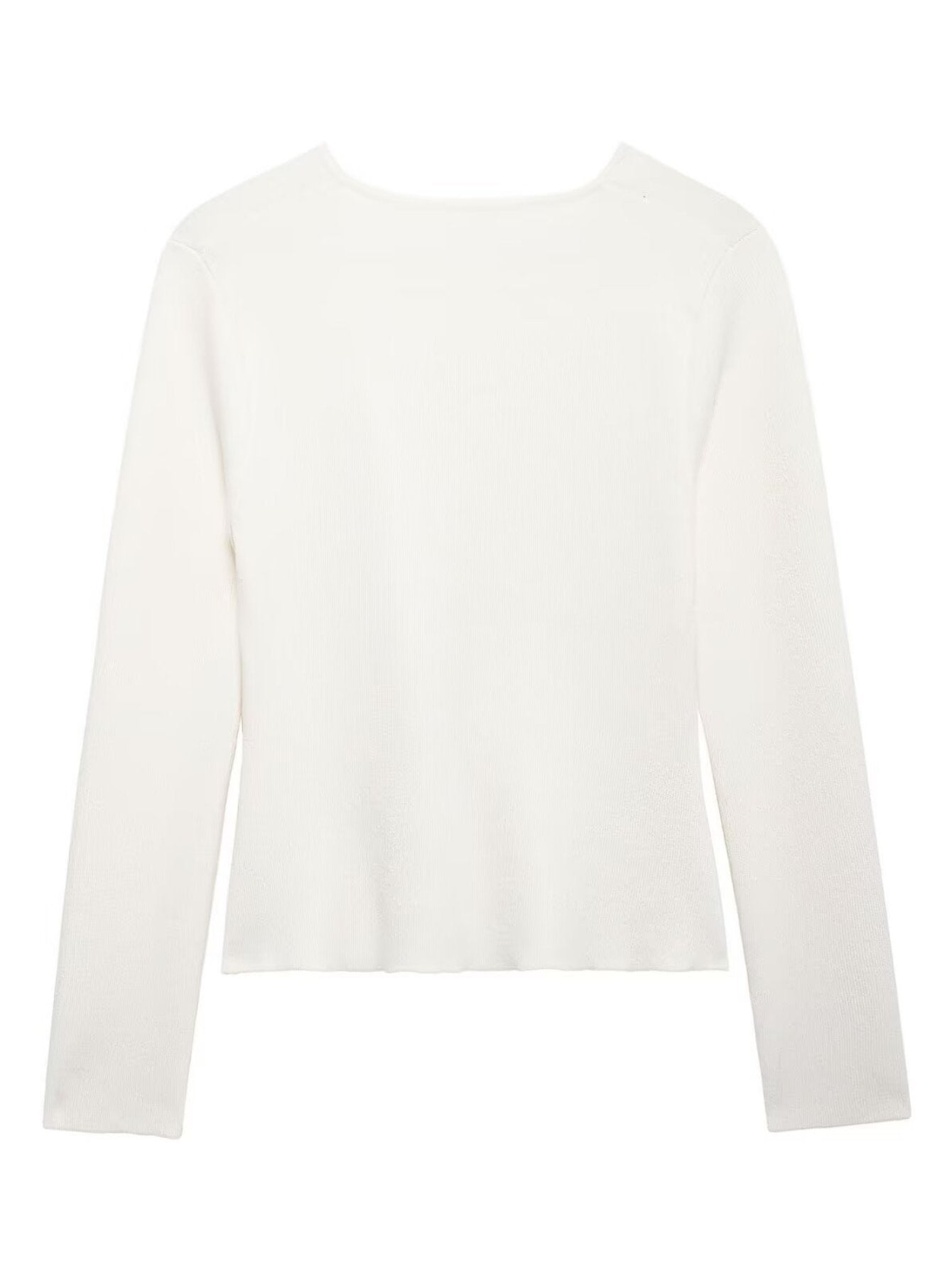 Elegant Asymmetric Button Knit Cardigan