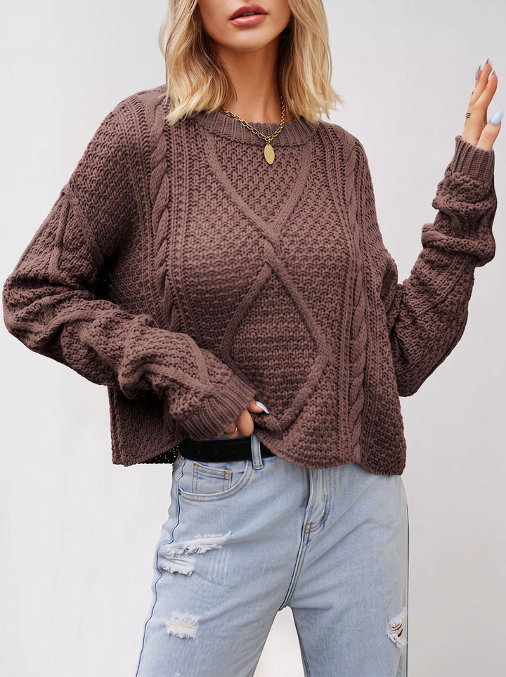 Cozy Chunky Cable Knit Sweater