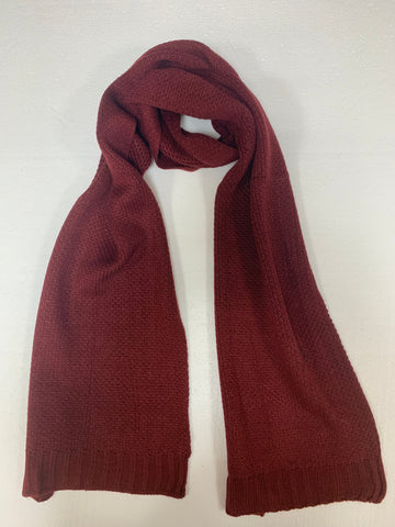 Soft Chunky Knit Black Scarf