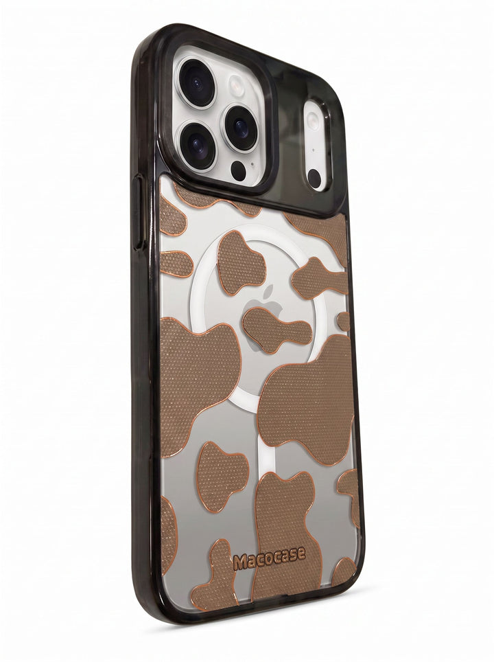 Brown Cow Print Phone Case