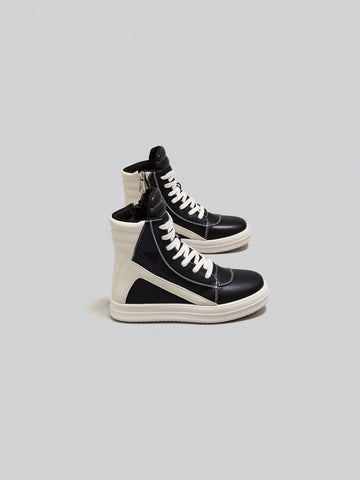 High Top Side Zipper Modern Sneakers