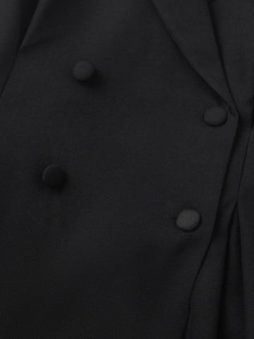 Elegant Double Breasted Blazer Dress
