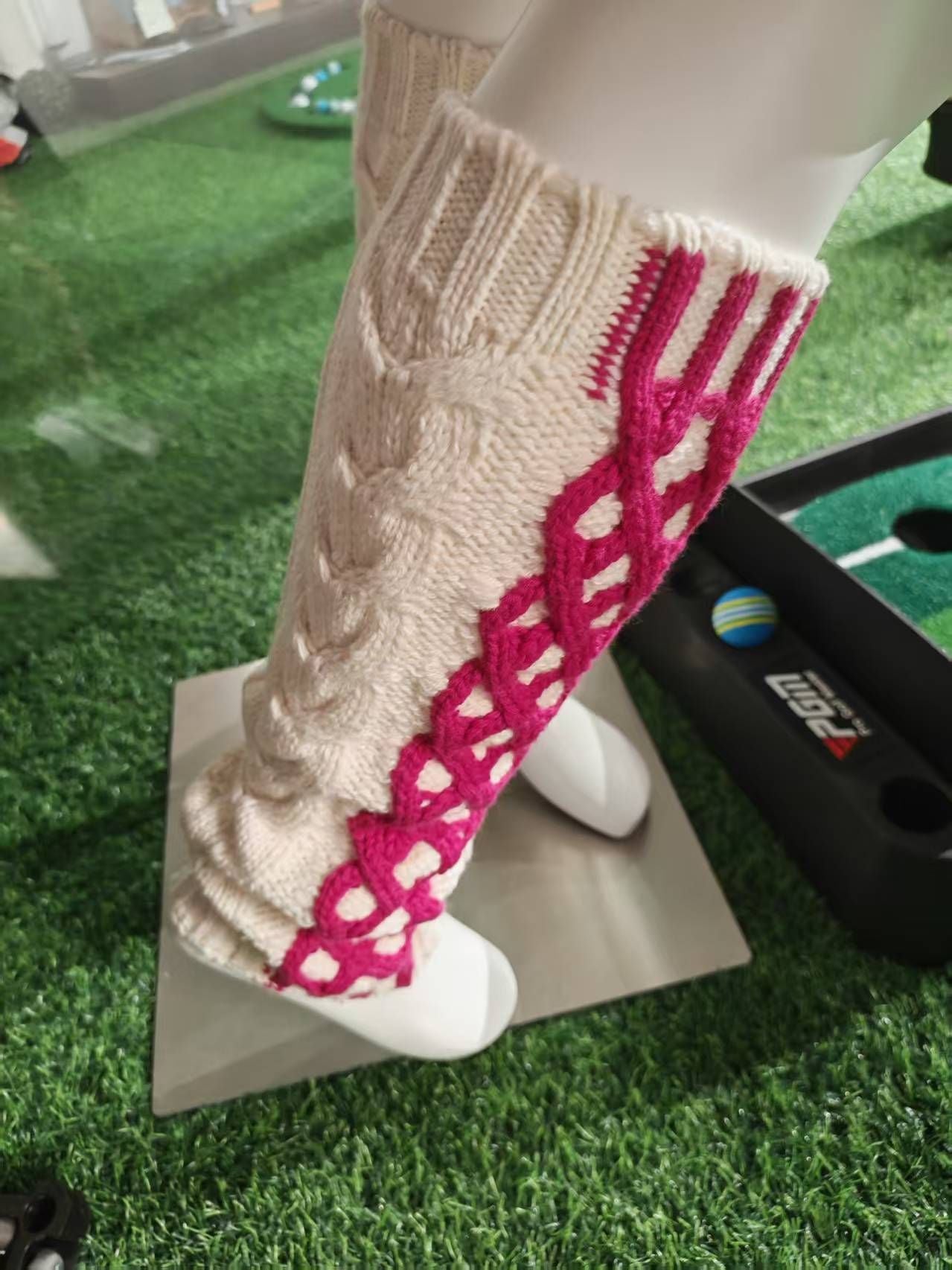 Cozy Cable Knit Leg Warmers