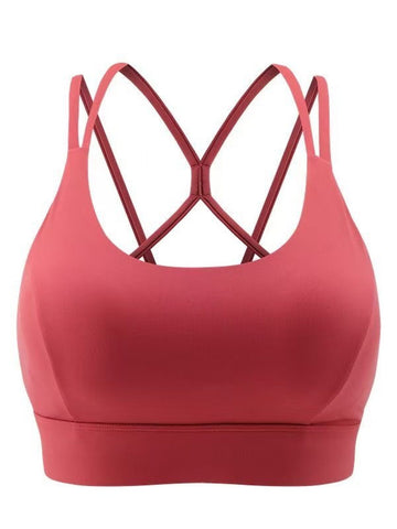 Strappy Back Medium Support Sports Bra